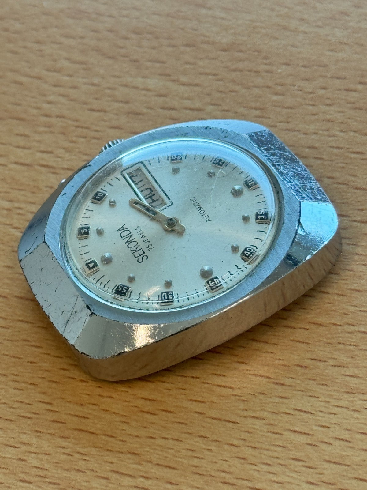Sekonda Day Date Automatic Men's Watch - Soviet Slava S2427 - Running / Spares