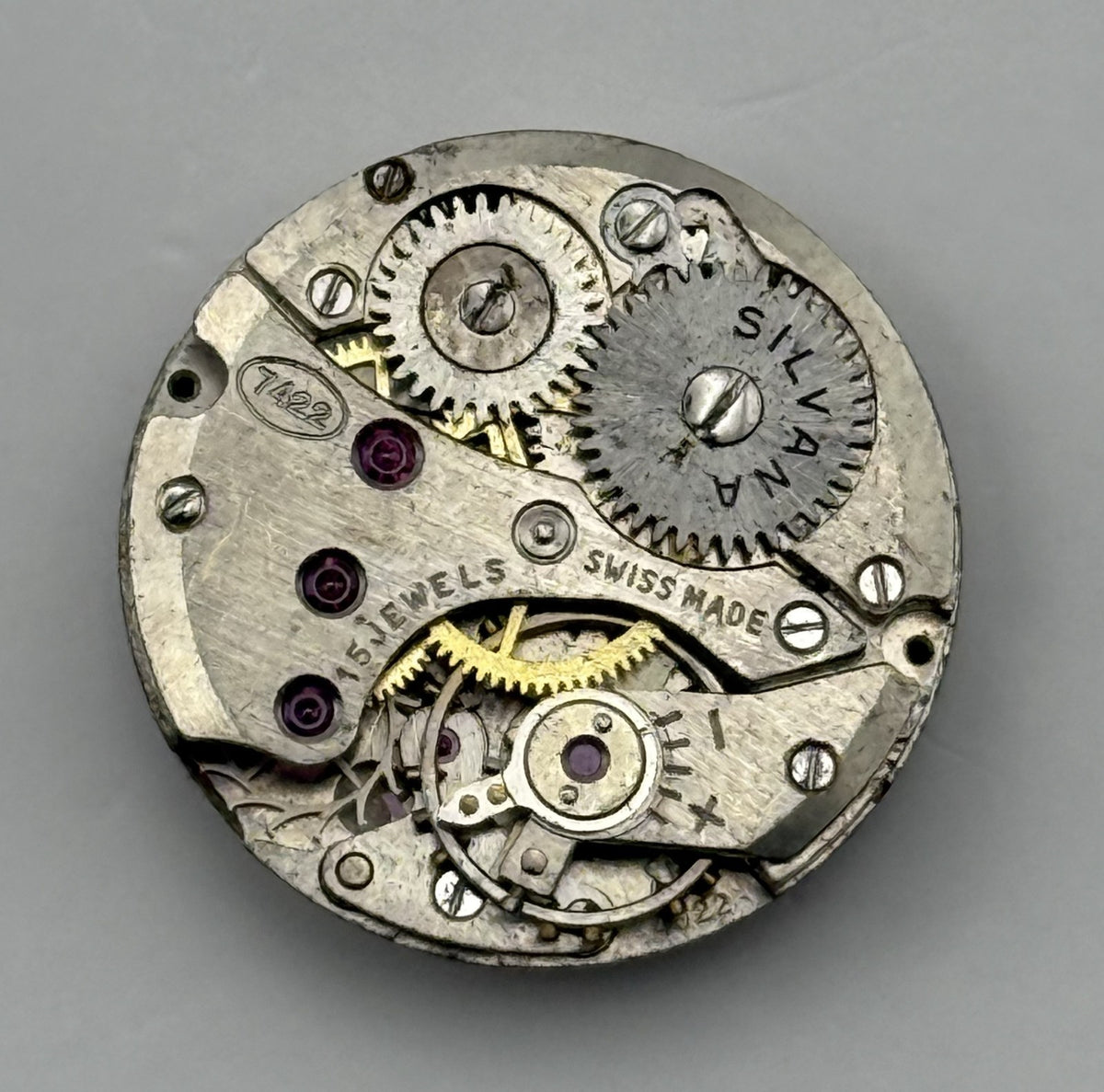 Felsa 4022 Watch Movement Silvana 15 Jewel Swiss Manual Wind Parts Repair 17.4mm