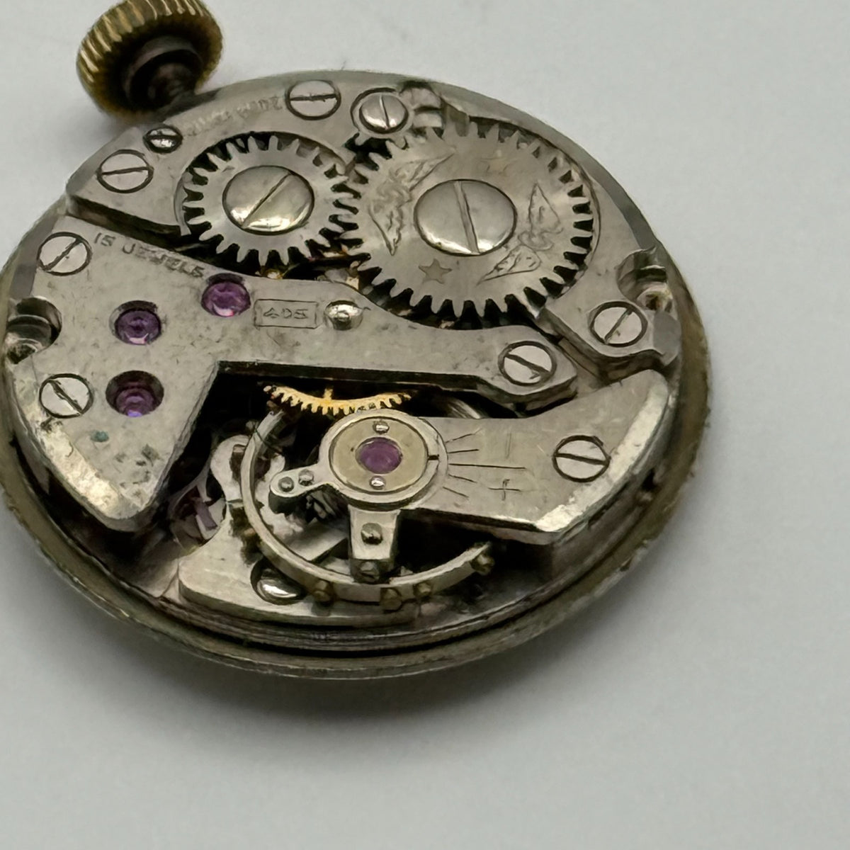 FHF 34 Watch Movement - Rotary 405 Ladies - For Parts / Repair - 17.4mm