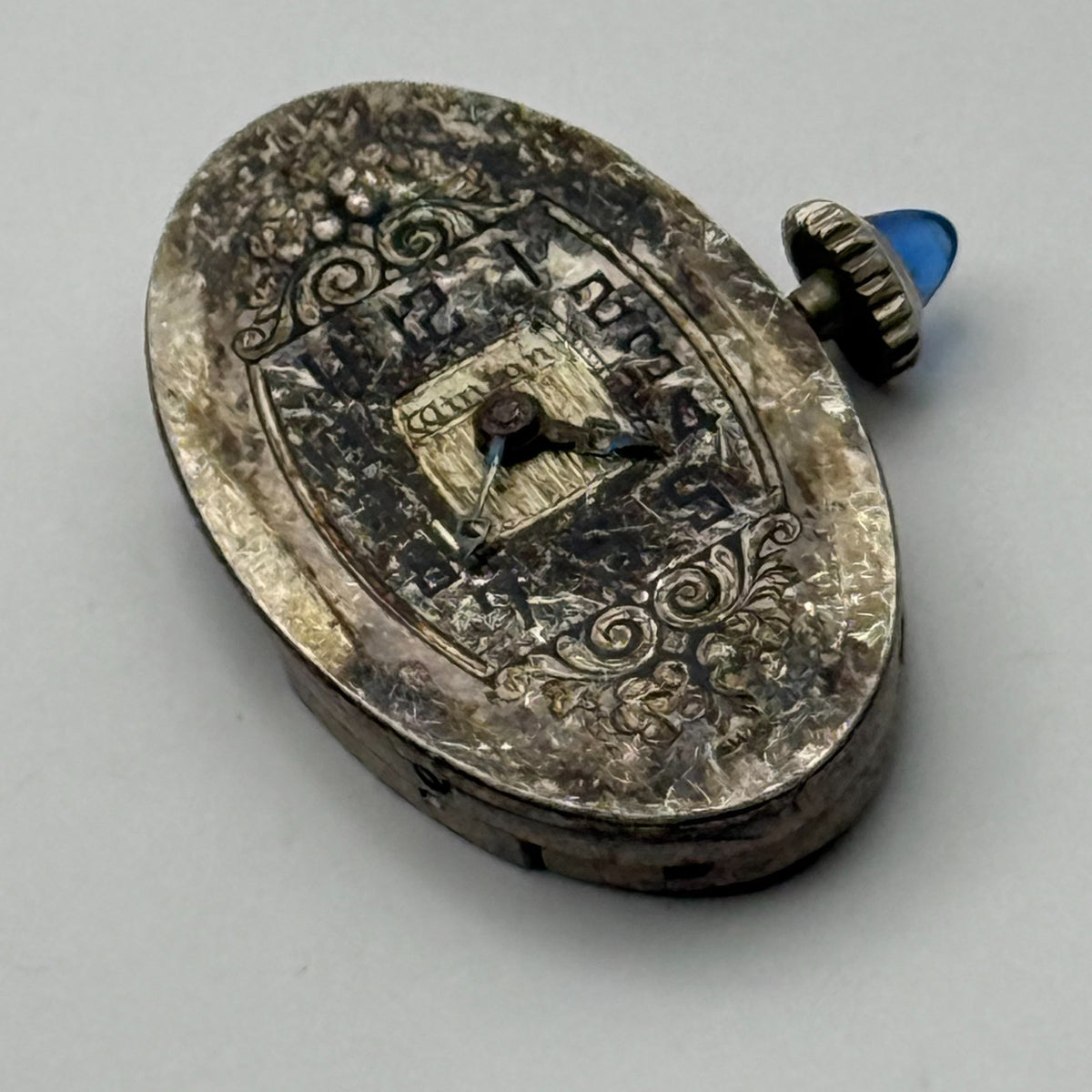 Didisheim Winton Cal.165 Watch Movement 15 Jewels Cabochon Crown Parts 24.9mm