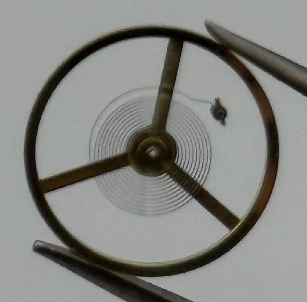 Smith 603 Elite Balance Wheel Complete And Spring 10½’’’ 1535 Watch Parts NOS