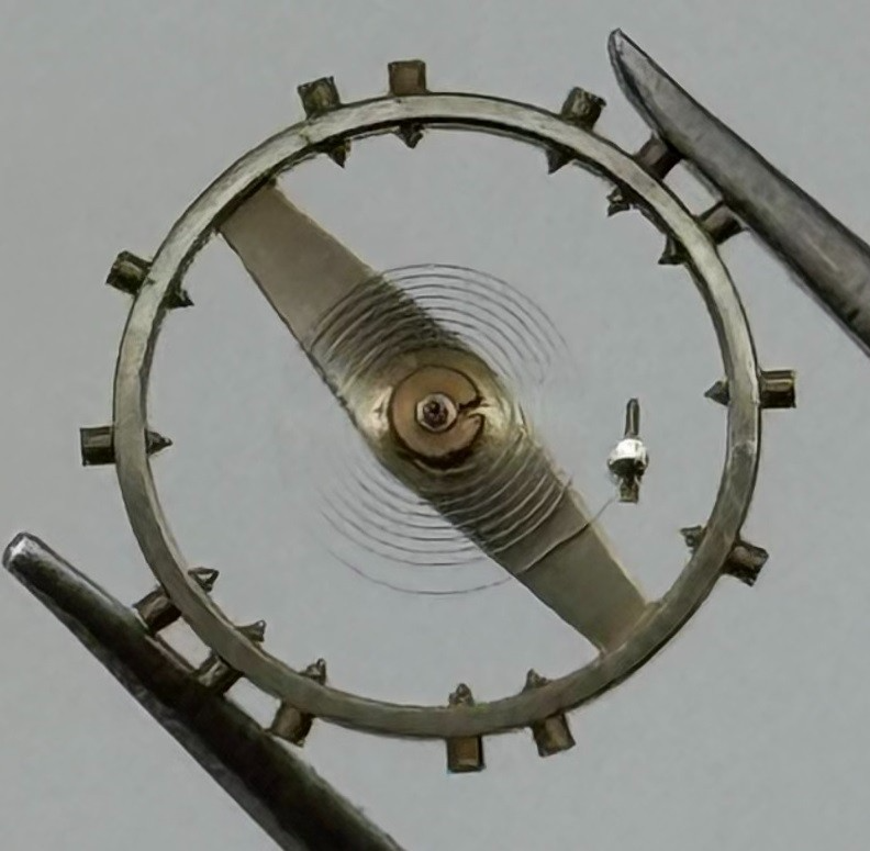 ETA 2512 Balance Wheel Complete And Spring Renata 1112 Watch Movement Parts NOS