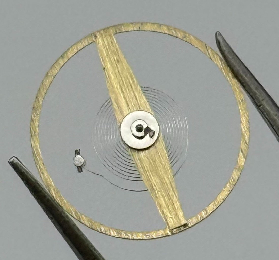 ST 96 Balance Wheel Complete And Spring 11½’’’ Renata 1268 Watch Movement Parts