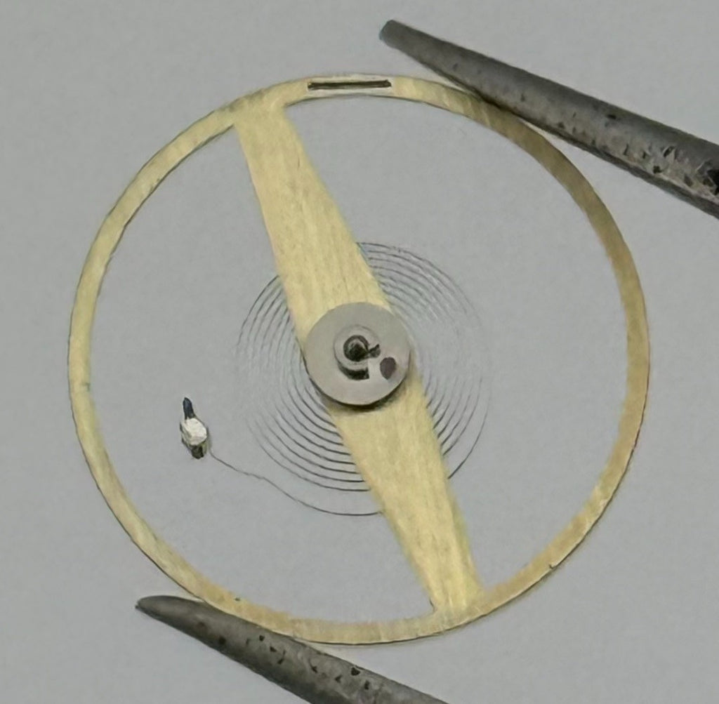 ST 96 Balance Wheel Complete And Spring 11½’’’ 1268 M Watch Movement Parts NOS