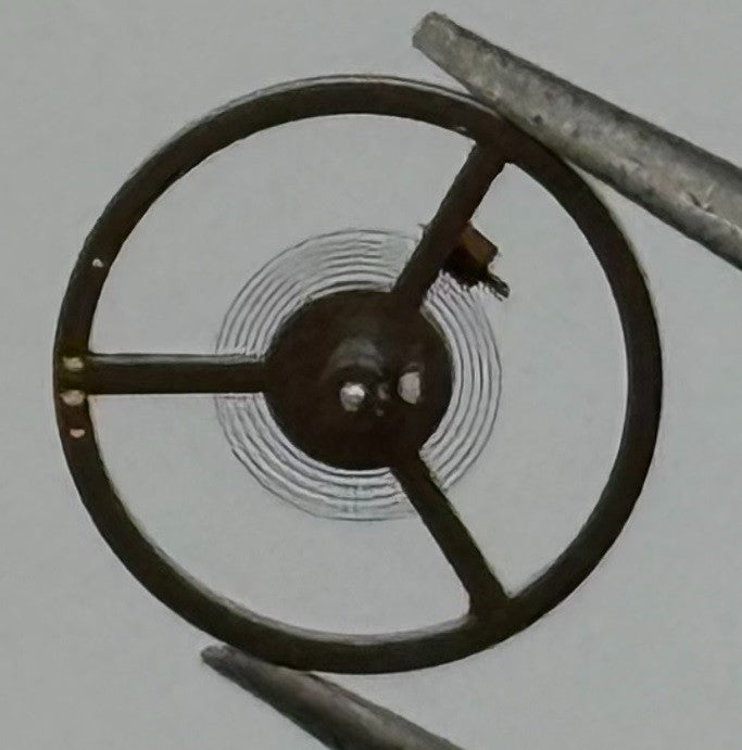 Oris 210 Balance Wheel Complete And Spring 8¾’’’ 463 Watch Movement Parts NOS