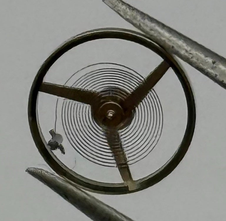 INTS 36-21 Balance Wheel Complete And Spring 1723 M Watch Movement Parts NOS