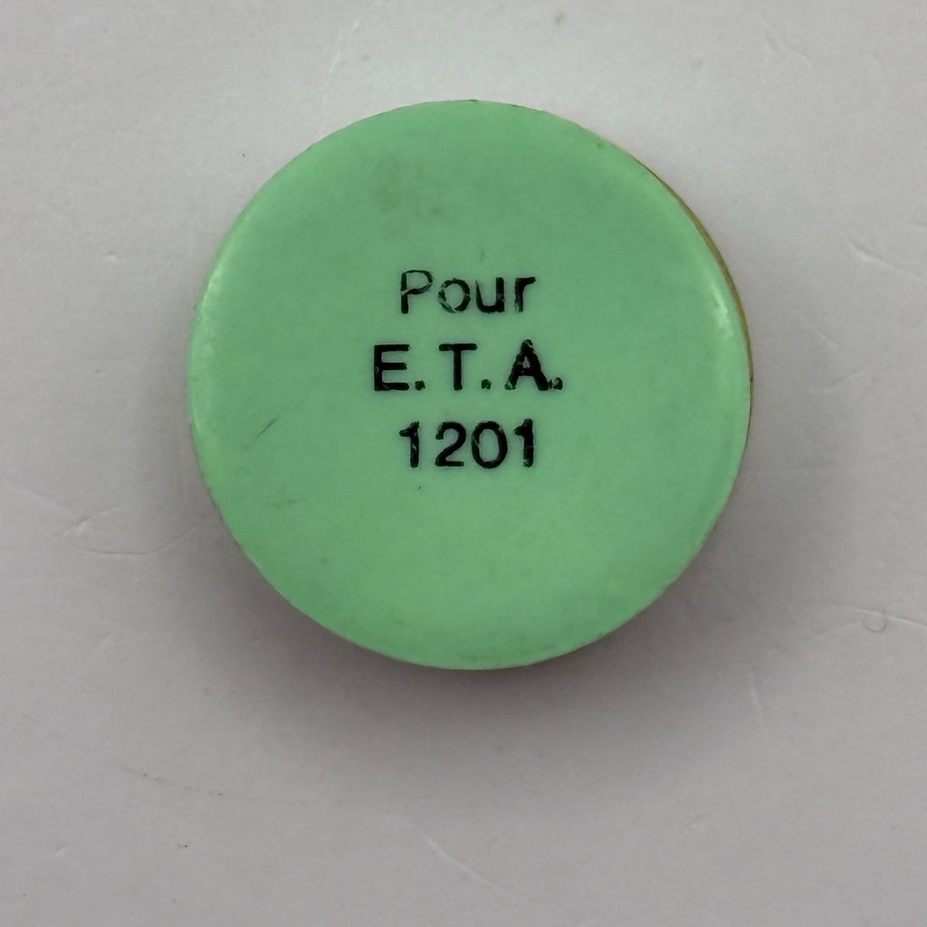 ETA 1201 Balance Wheel Complete And Spring Pour Watch Movement Parts Vintage NOS