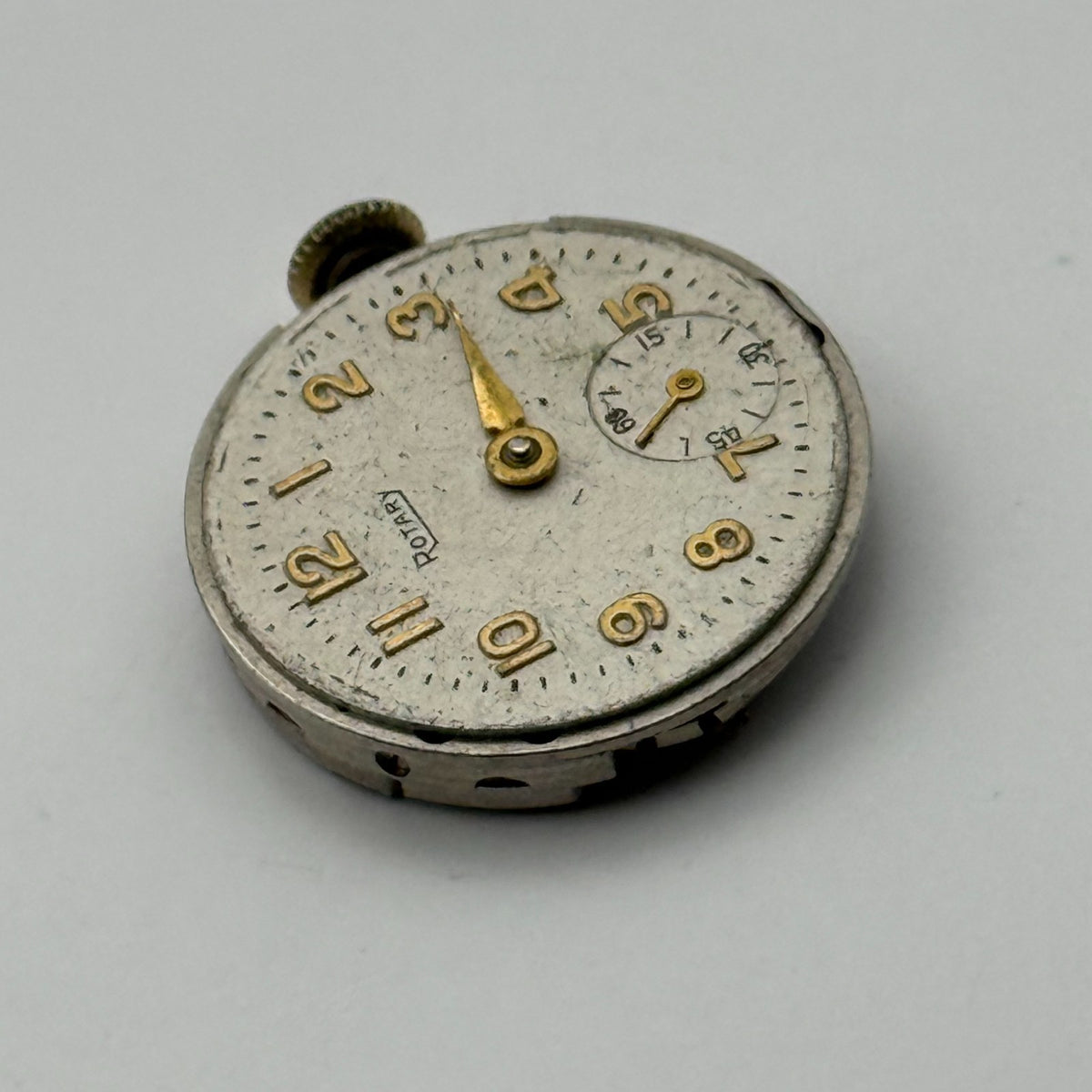 Peseux 220 Watch Movement Rotary 15 Jewels Swiss Manual Wind Parts Repair 19.7mm
