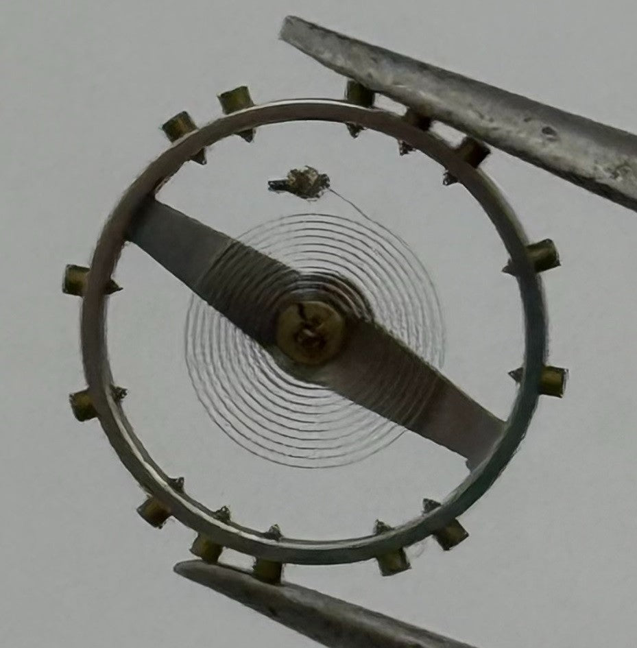Durowe Balance Wheel Complete And Spring 10½’’’ Ronda 652 Watch Movement Parts