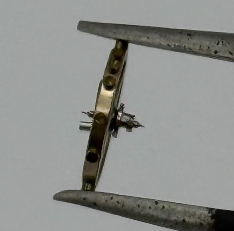 AS 976 1012 Balance Wheel Complete And Spring Pour BO-70 Watch Movement Parts