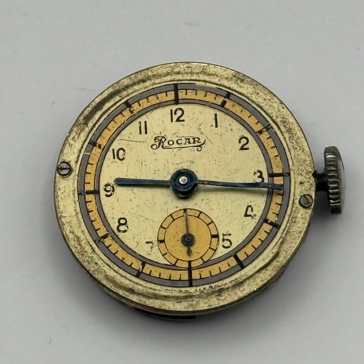 Ebosa 119 Watch Movement - Rocar Sub Seconds - For Parts / Repair - 23.7mm
