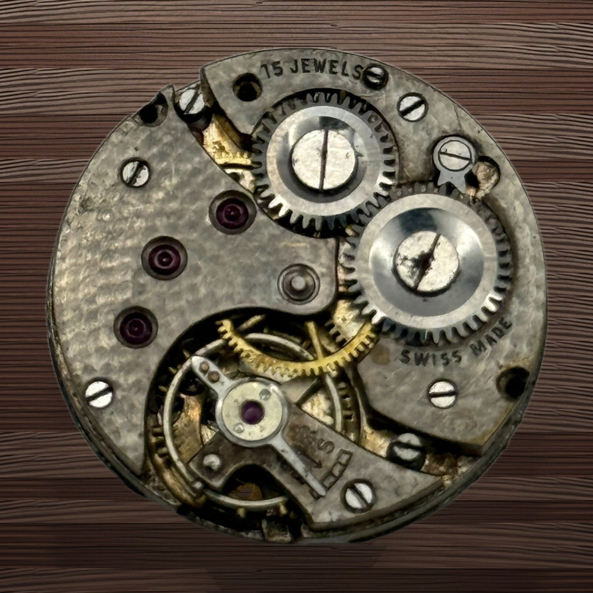 ETA 702932 Watch Movement Registered Design 15 Jewels Swiss Parts Repair 21.6mm