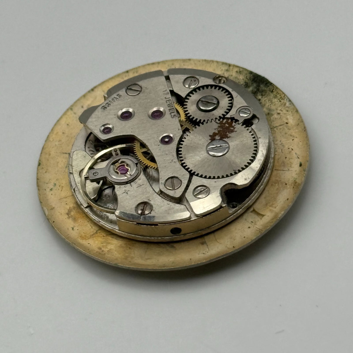 AS 1790/92 Watch Movement A. Schild Jupex 17 Jewels Swiss Manual Wind Parts