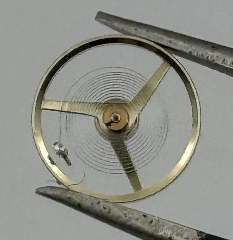 INTS 36-21 Balance Wheel Complete And Spring 1723 M Watch Movement Parts NOS