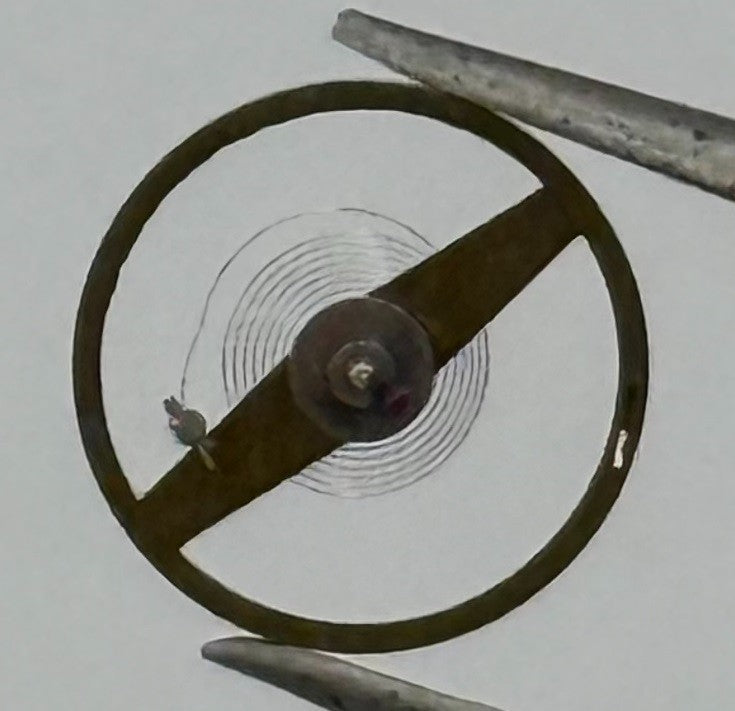 Arogno 151 Balance Wheel Complete And Spring 10½’’’ 15 Watch Movement Parts NOS