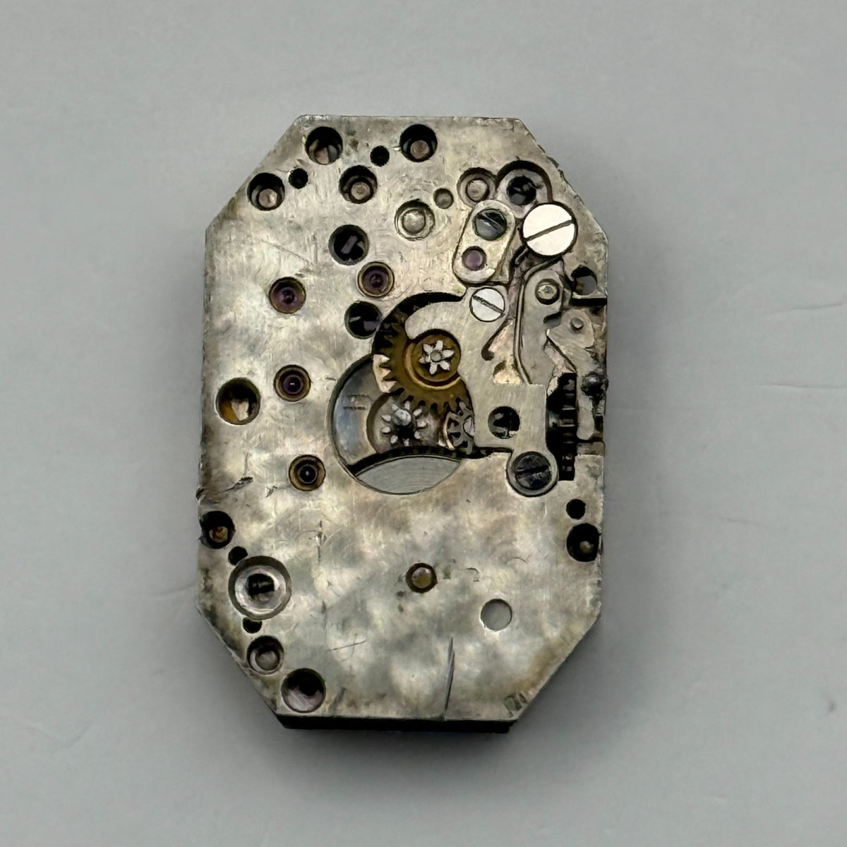 Switana 201 Watch Movement Swiss 15 Jewels Manual Wind Parts Repair 12.7mm