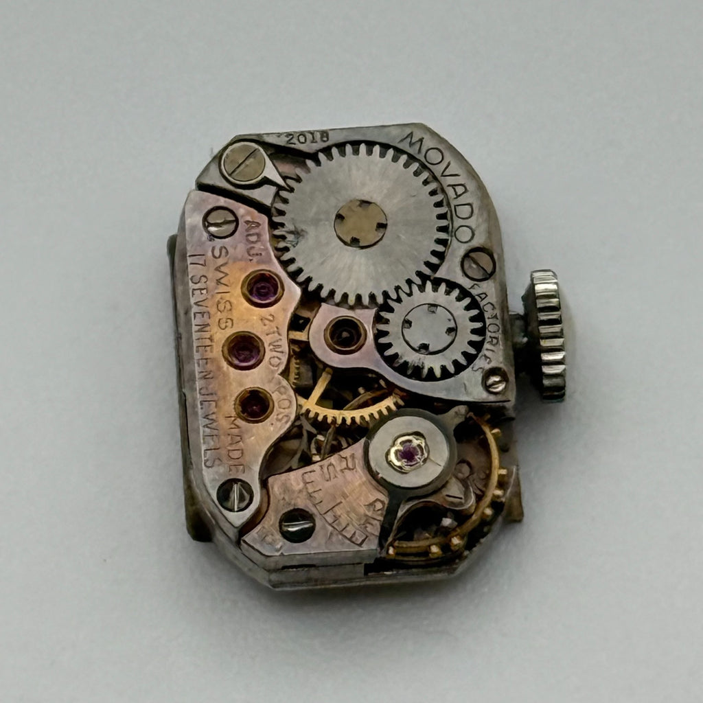 Movado 65 Ladies Watch Movement - Running - For Parts / Repair