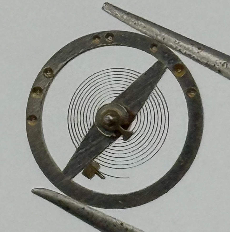 BFG 755 DGT Balance Wheel Complete And Spring 12’’’ 948 Watch Movement Parts NOS