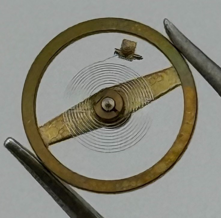 BFG 925 Balance Wheel Complete And Spring 6¾-8’’’ 1062 Watch Movement Parts NOS