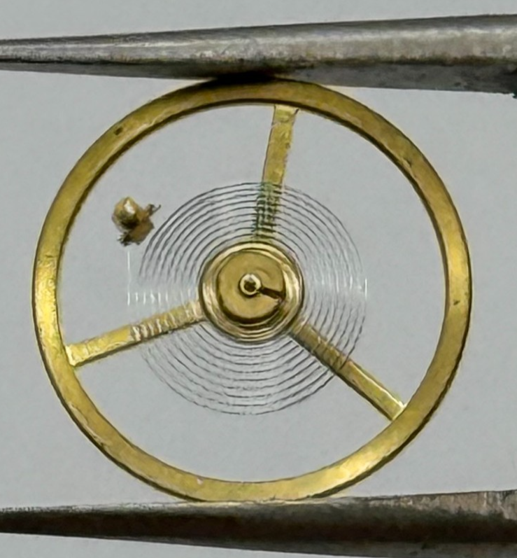 BFG 582/21 Balance Wheel Complete And Spring 13½’’’ 1840 Watch Parts 