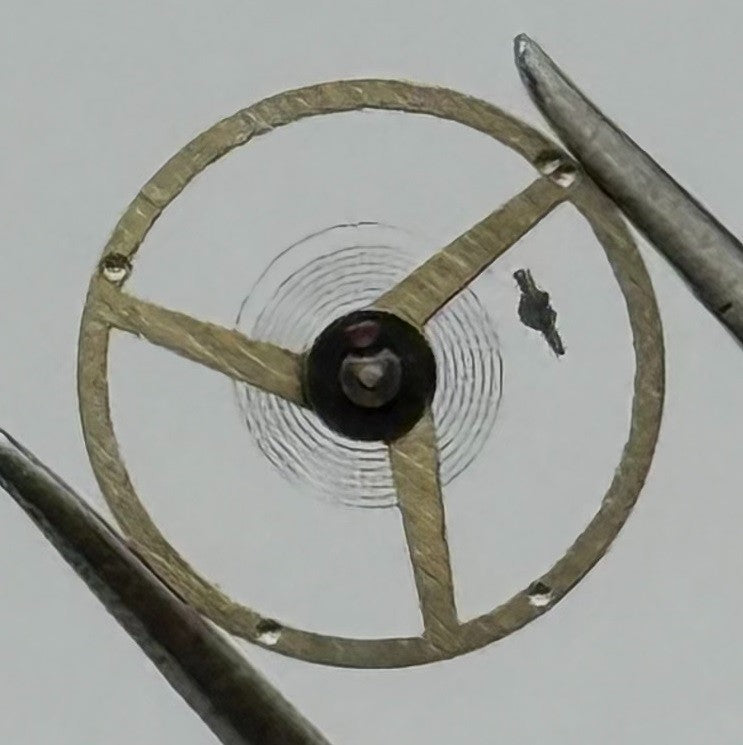 ETA 2412 Balance Wheel Complete And Spring 1413 M Watch Movement Parts NOS