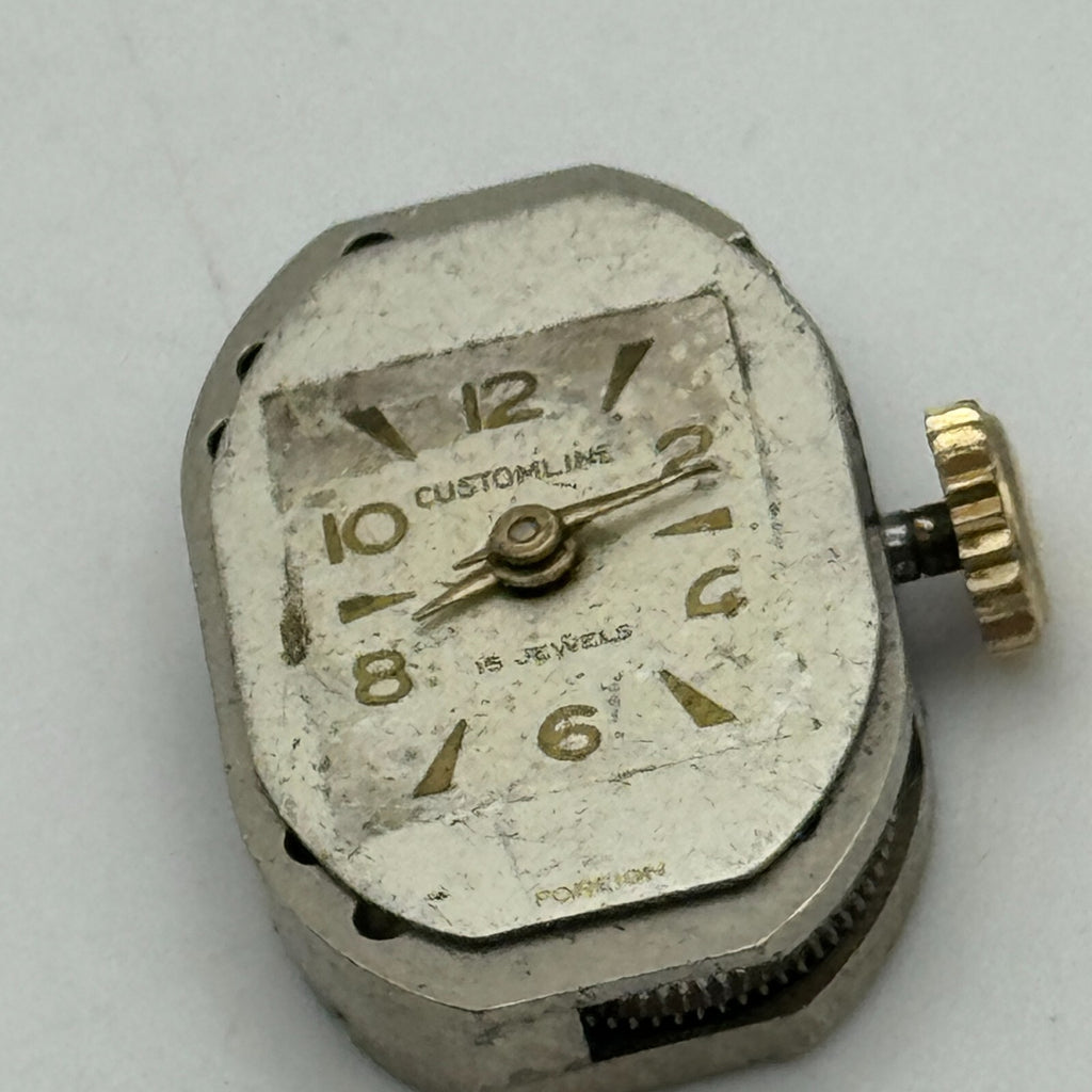 Lorsa 514A Watch Movement Customline French Ladies Manual Wind Parts 12.9mm 