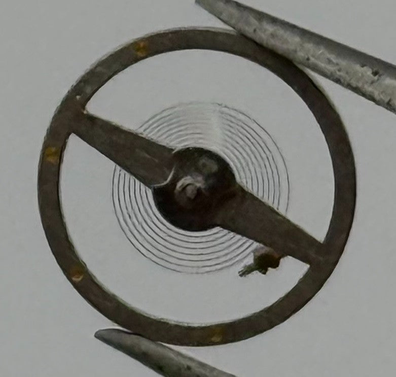 Oris 431 Balance Wheel Complete And Spring 8¾’’’ 397 M Watch Movement Parts NOS