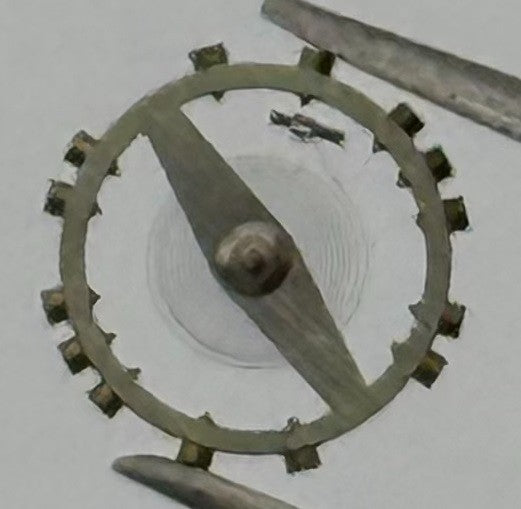 AS 976 1012 Balance Wheel Complete And Spring 532 M Watch Movement Parts NOS