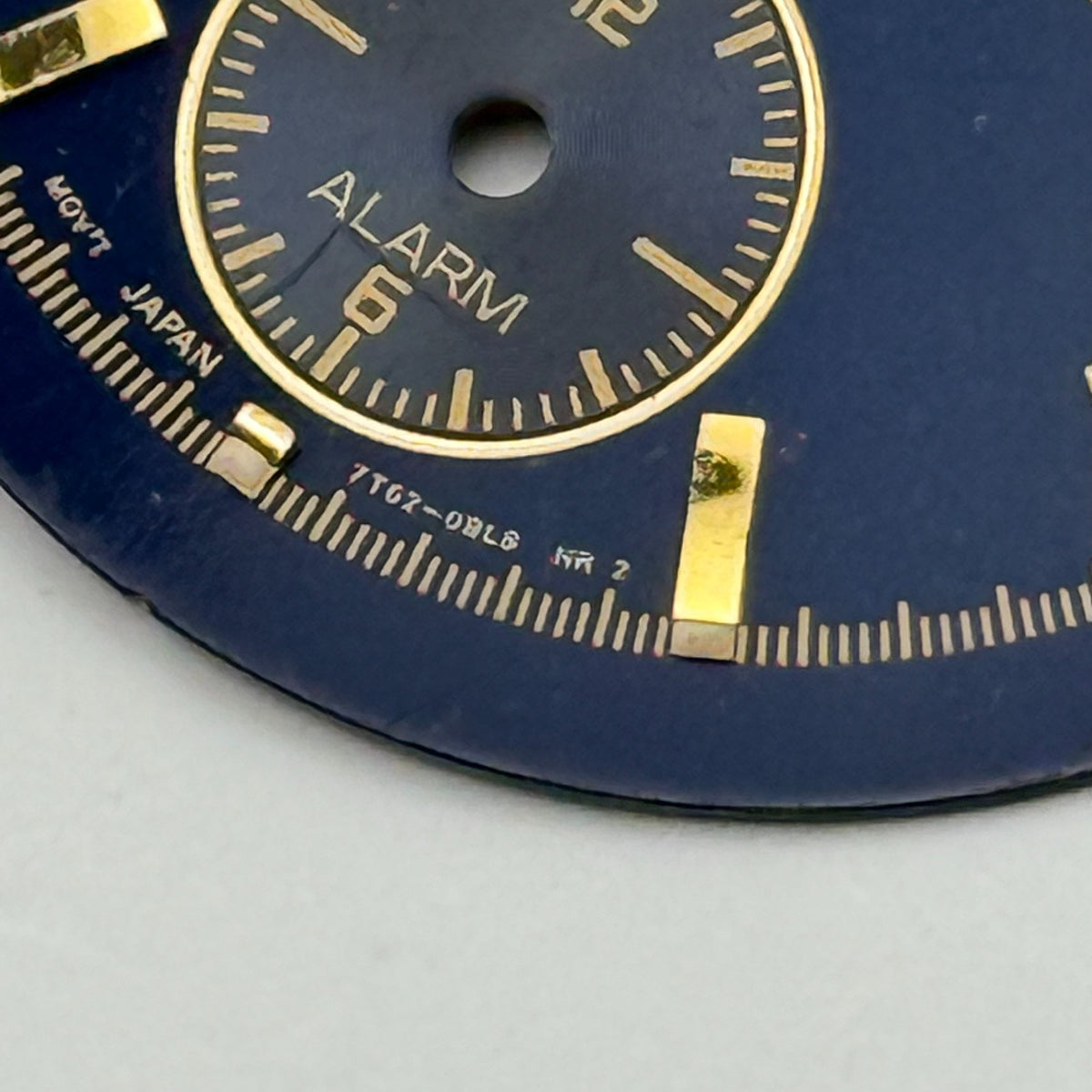 Seiko Watch 7T62-0BL8 Dial Chronograph Alarm 100M Black Spare Parts Repair 30mm