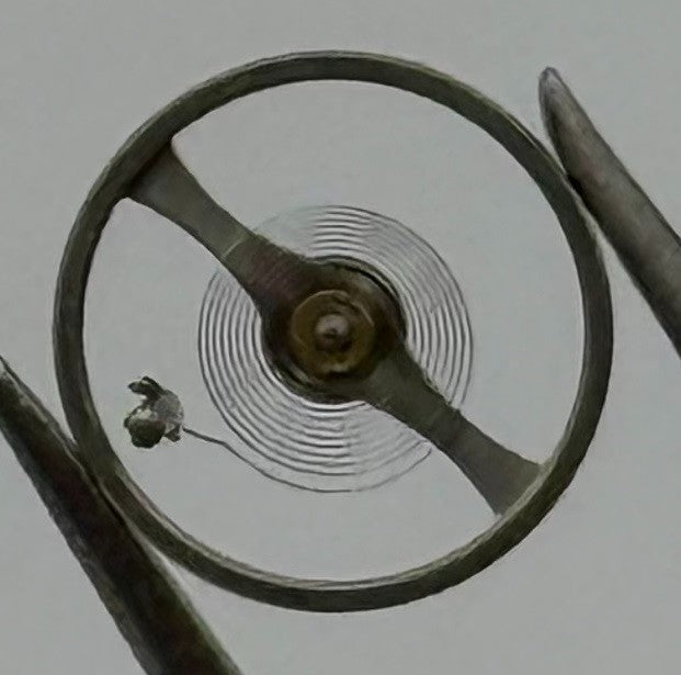 Durowe 72 Balance Wheel Complete And Spring 1534 M Watch Movement Parts NOS