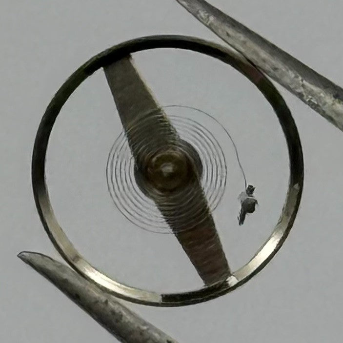 ST 69 KIF Inca Balance Wheel Complete And Spring Renata Watch Movement Parts NOS
