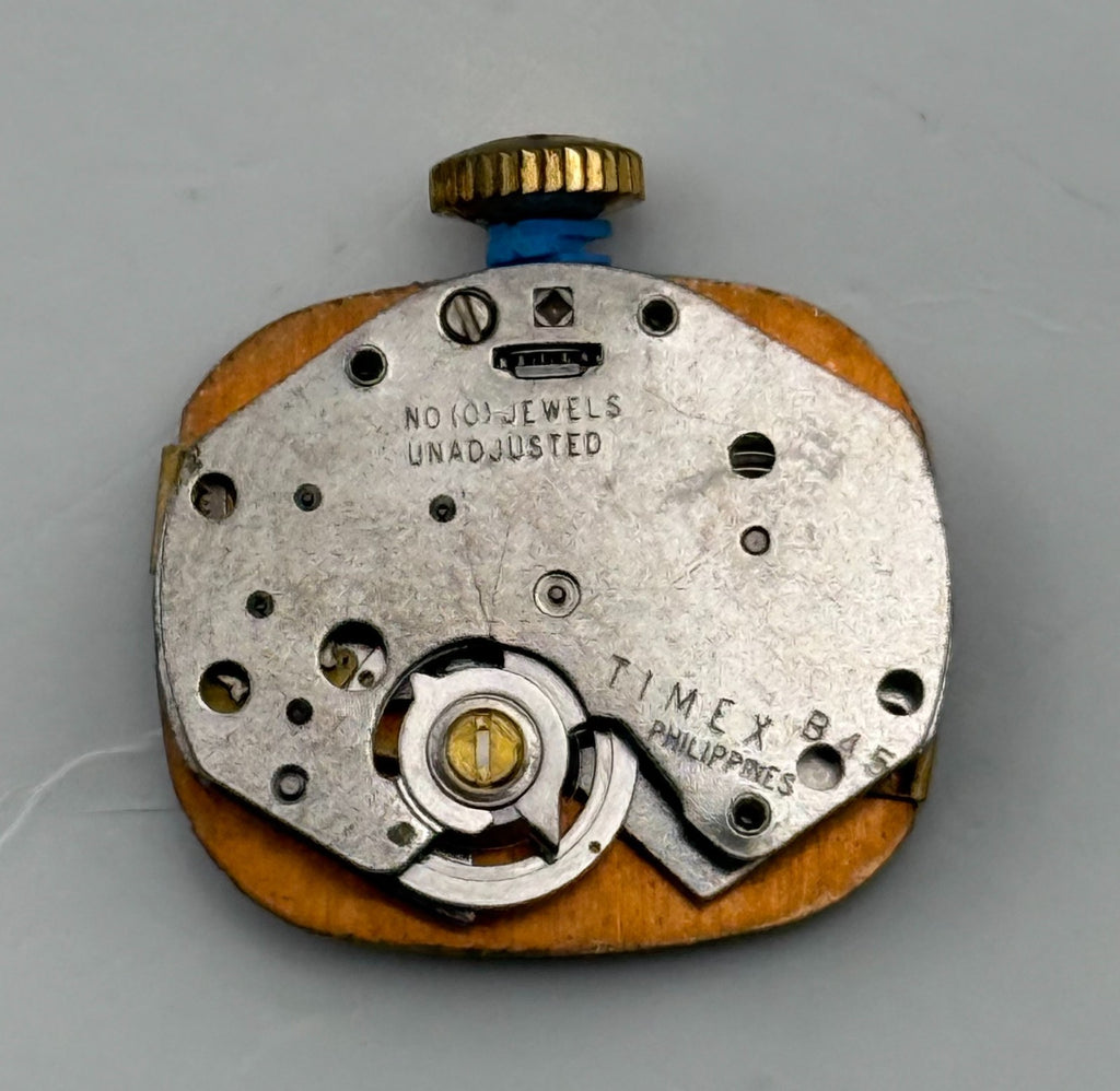 Timex B45 Watch Movement Philippines 0 Jewel Manual Wind Parts Repair 18.5mm