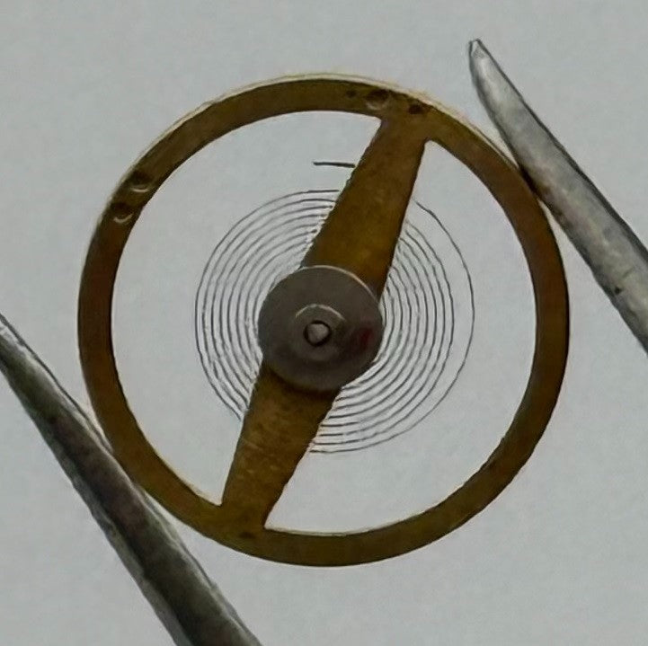BFG 927 Balance Wheel Complete And Spring 6¾-8''' 1512 Watch Movement Parts NOS