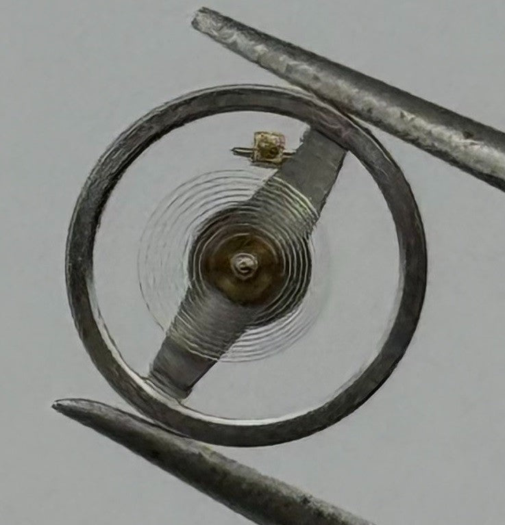 OM 514 Balance Wheel Complete And Spring 5¼’’’ Renata 388 Watch Movement Parts