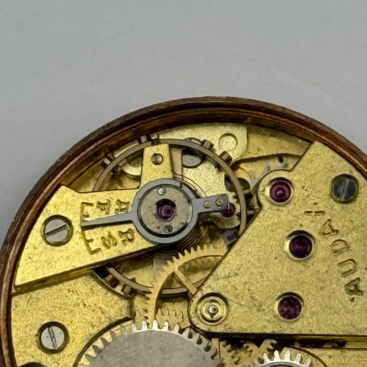 Audaux 180 Watch Movement - Running - For Parts / Repair - 25.6mm