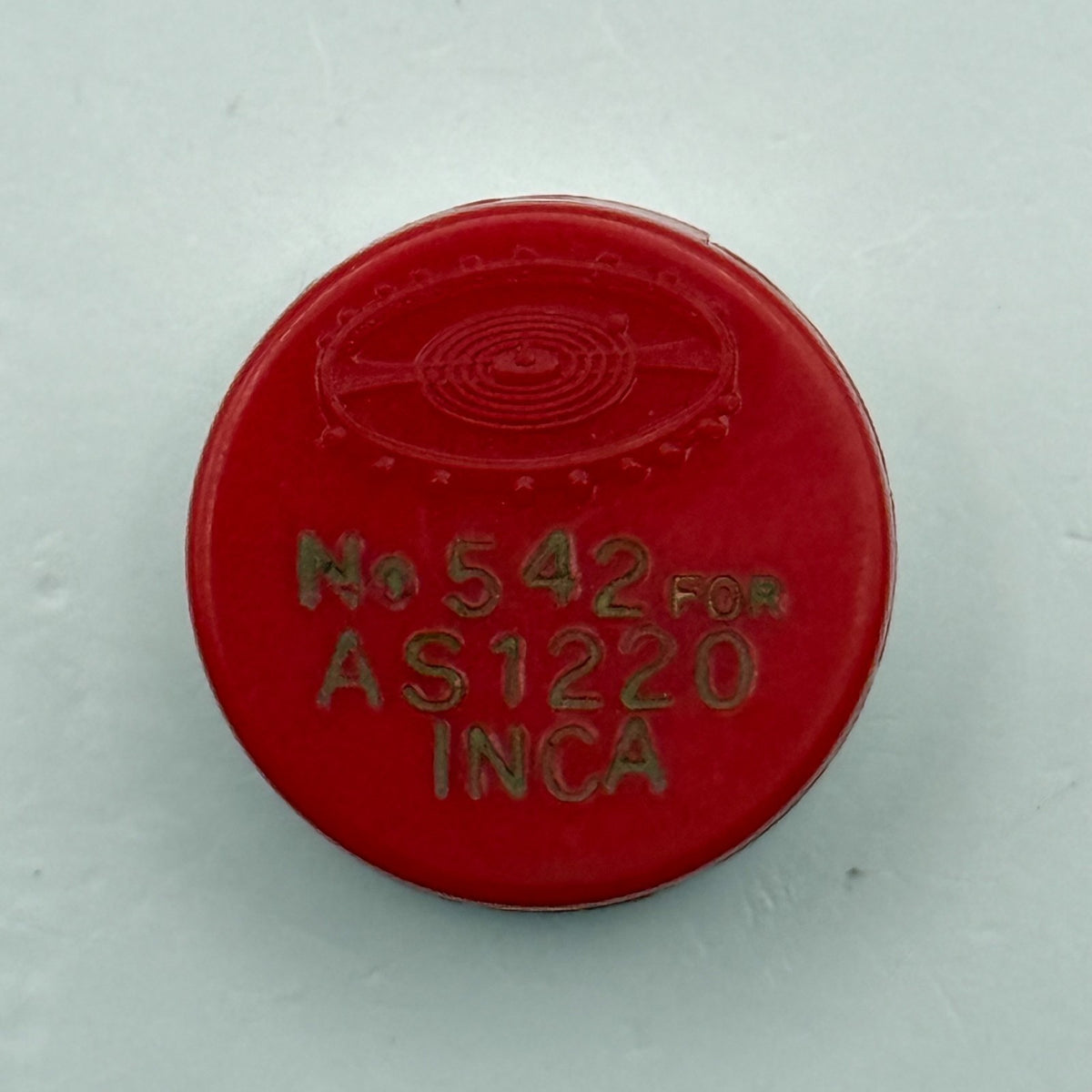 AS 1220 Inca Balance Wheel Complete And Spring 542 Watch Movement Parts NOS