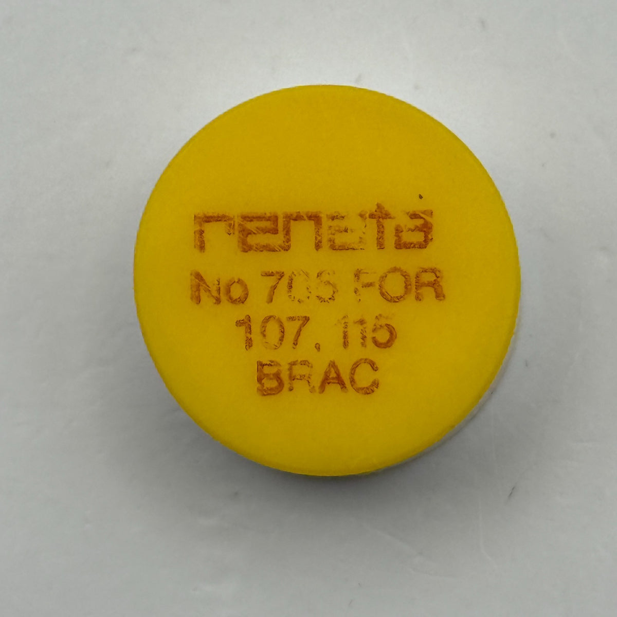 Brac 107 115 Balance Wheel Complete And Spring 706 Watch Movement Parts NOS