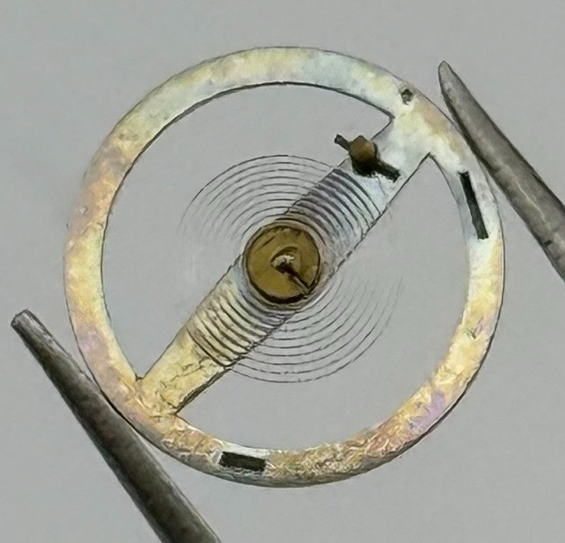 RL 7013 Balance Wheel Complete And Spring 10½’’’ 5068 Watch Movement Parts NOS