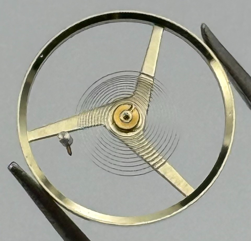 AS 1710 1814 Balance Wheel Complete And Spring 1576 M Watch Movement Parts NOS