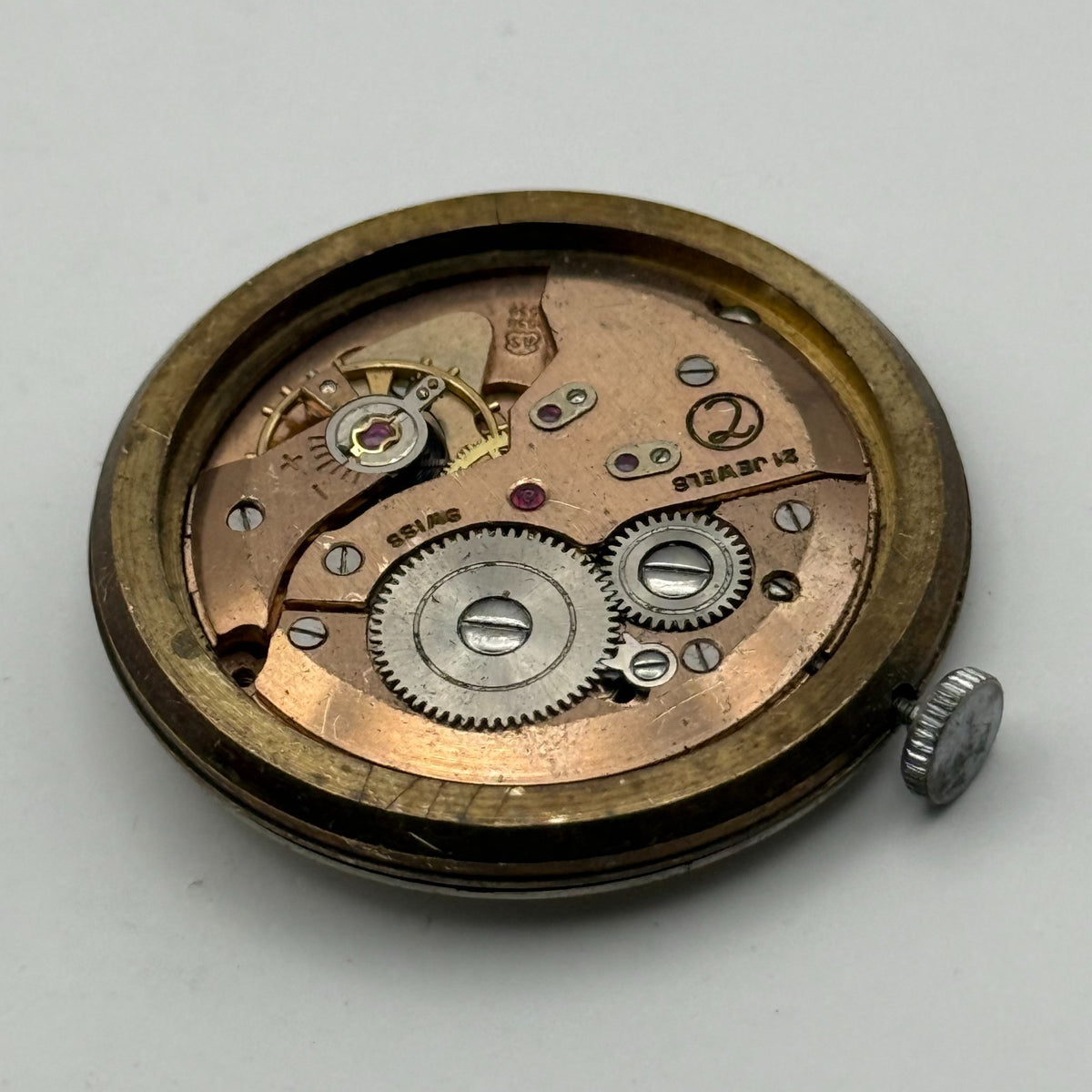 AS 1538 1539 Watch Movement A. Schild 1538 1539 Trebex 15 Jewels Parts 32.5mm