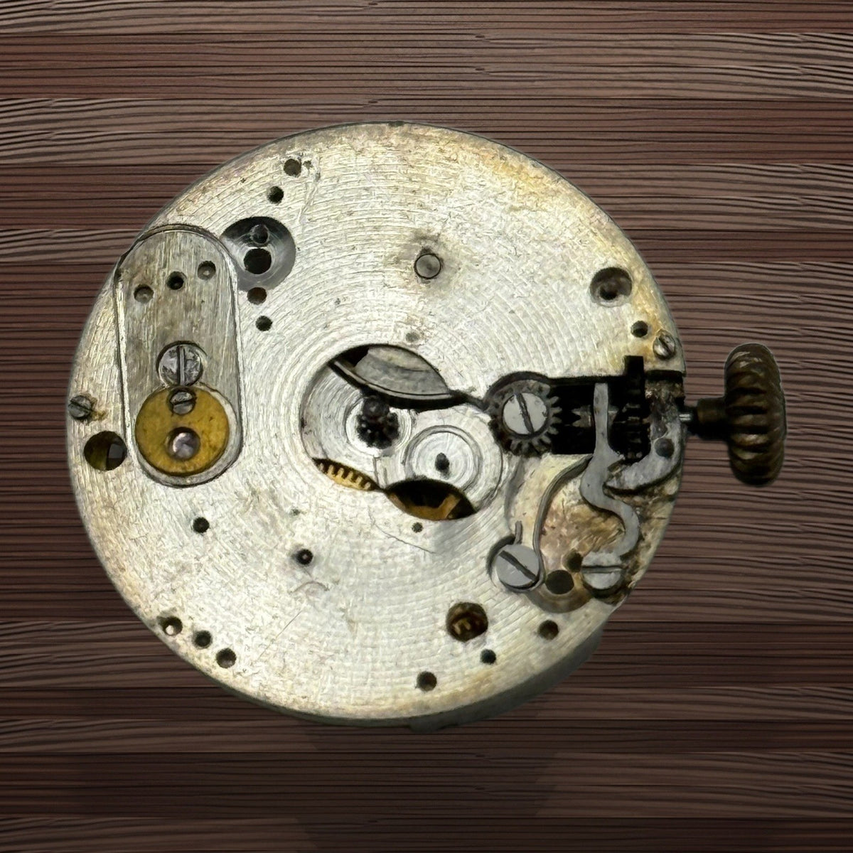 Longia Watch Movement Unidentified Swiss Manual Wind Vintage Parts Repair 21.6mm