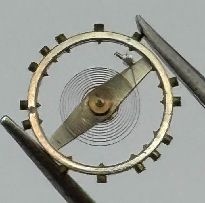 Felsa 4162 Balance Wheel Complete And Spring Renata 1483 M Watch Movement Parts