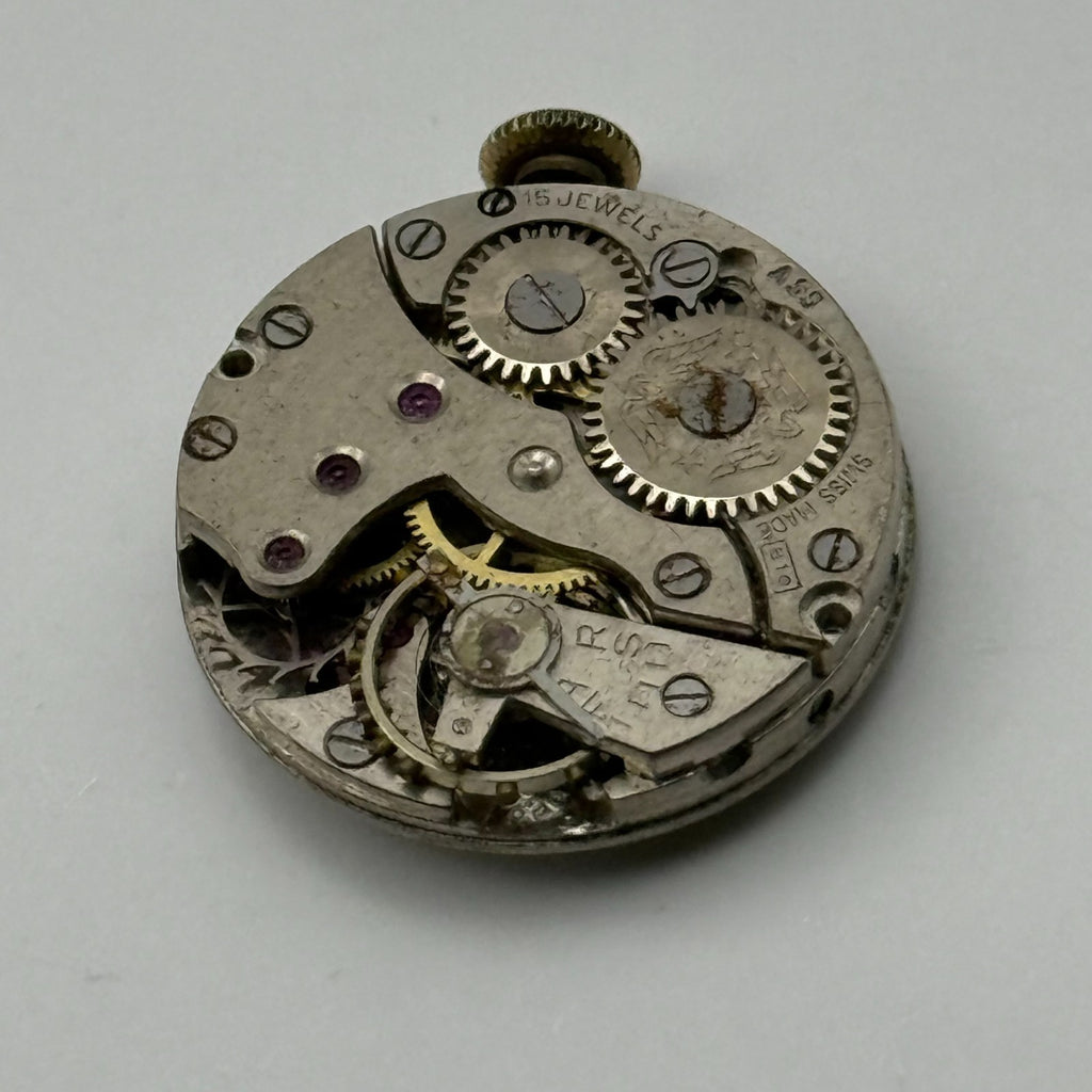 Peseux 220 Watch Movement Rotary 15 Jewels Swiss Manual Wind Parts Repair 19.7mm