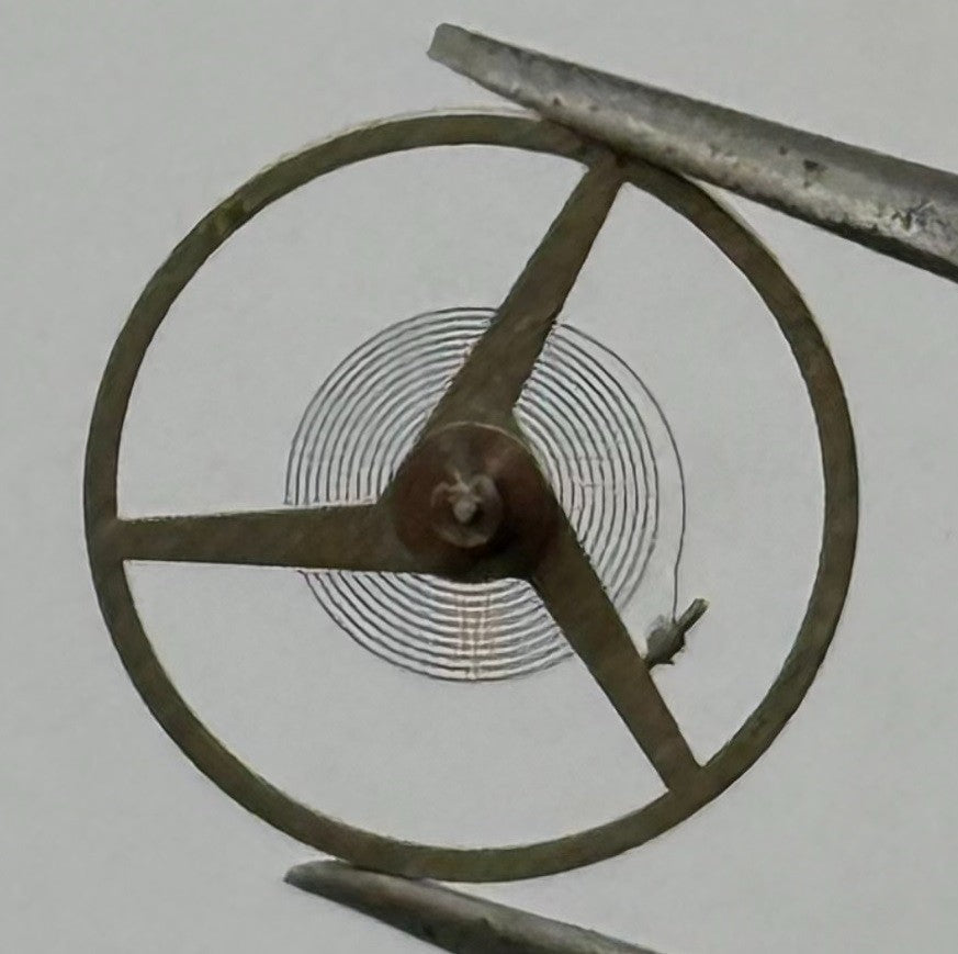 ETA 1256 Balance Wheel Complete And Spring Renata Watch Movement Parts NOS