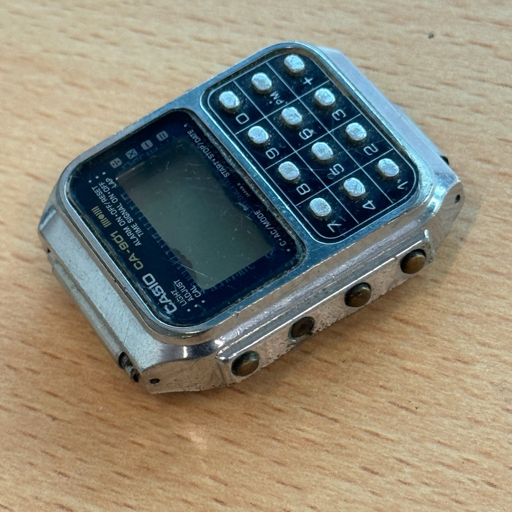 Casio CA-901 Watch - Calculator Game - Rare Model - Untested For Parts / Repair