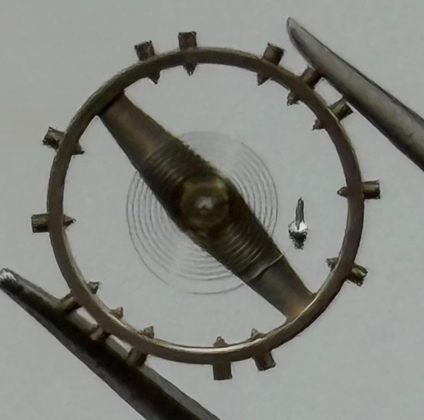 ETA 2512 Balance Wheel Complete And Spring Renata 1112 Watch Movement Parts NOS