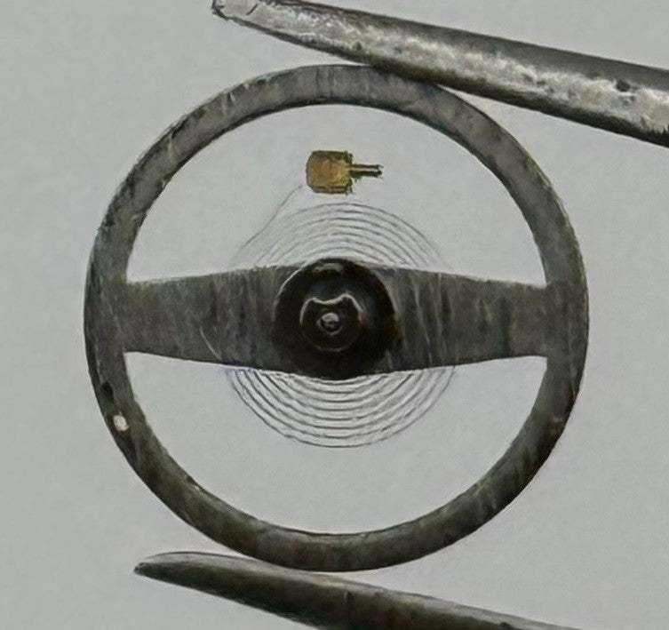 RL 8013 Balance Wheel Complete And Spring 8¾’’’ 5000 /2 Watch Movement Parts NOS