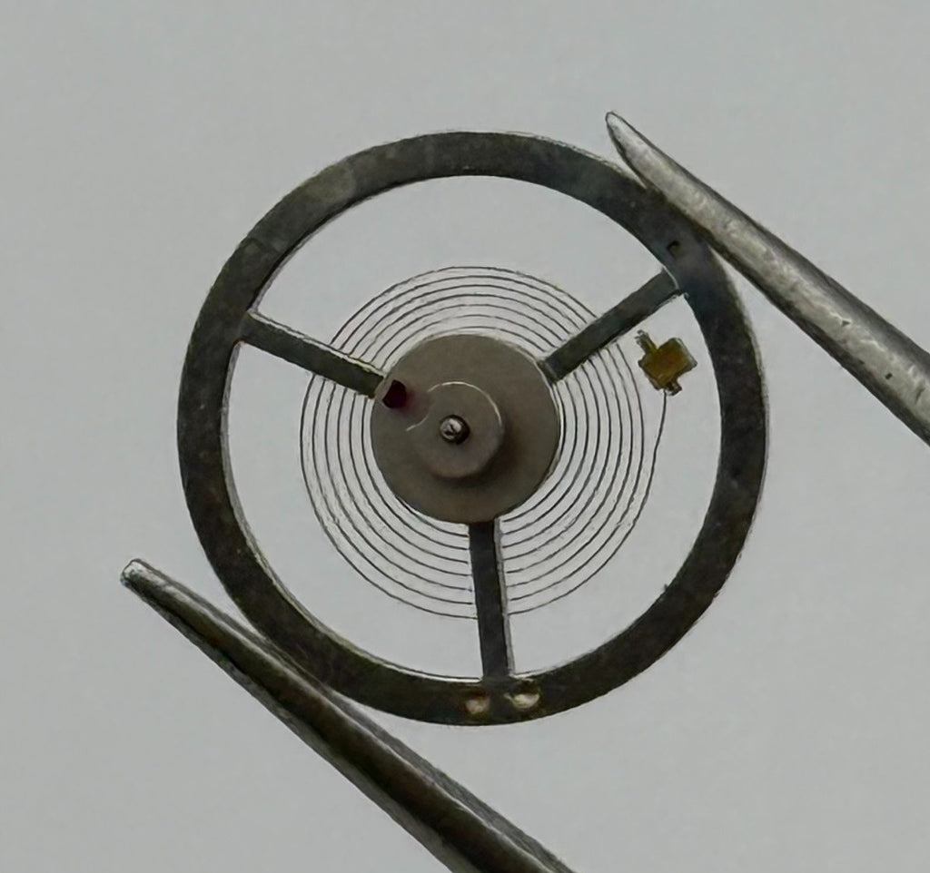 BFG 866 Balance Wheel Complete And Spring 65 Progress Watch Movement Parts NOS