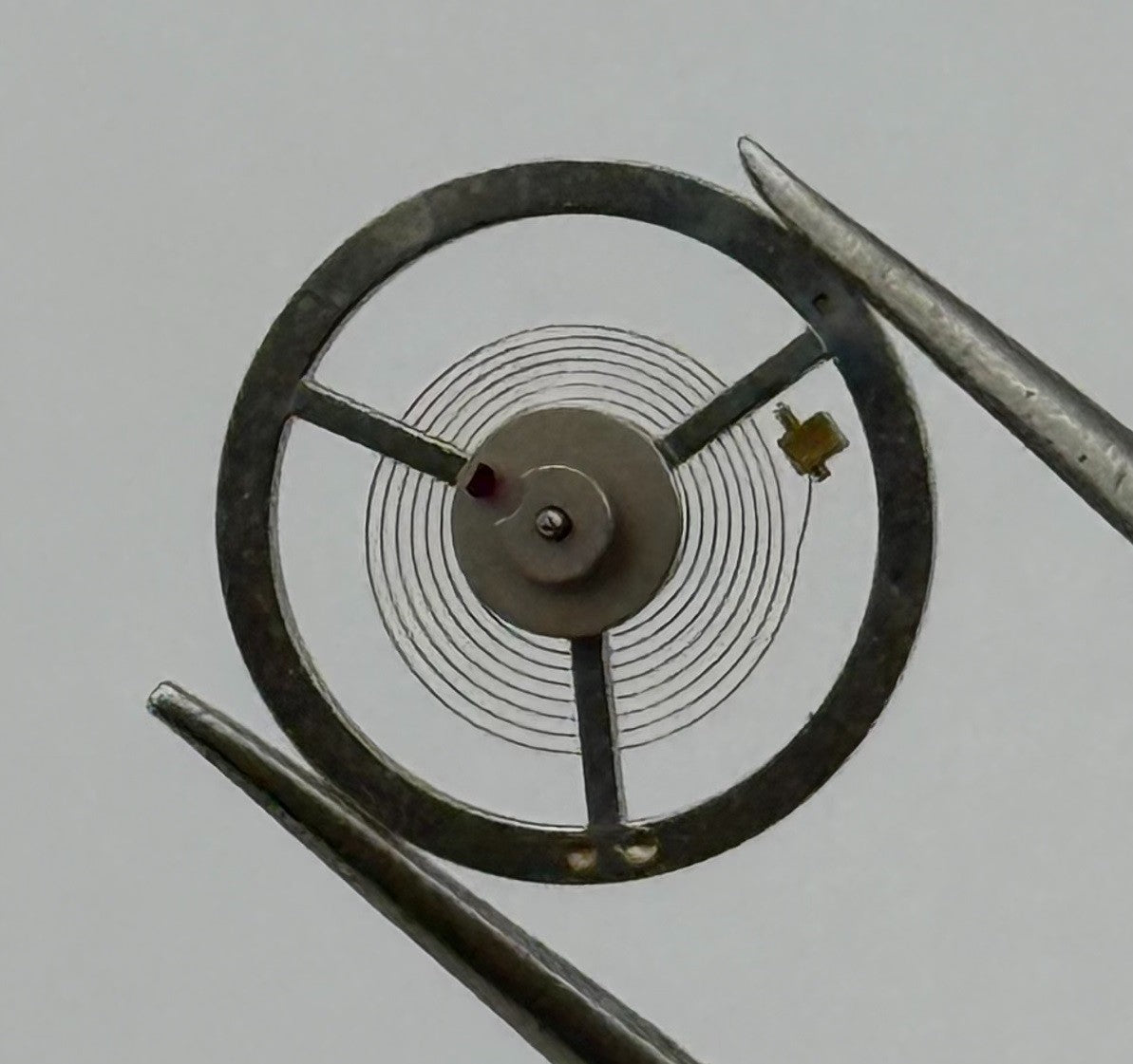 BFG 866 Balance Wheel Complete And Spring 65 Progress Watch Movement Parts NOS