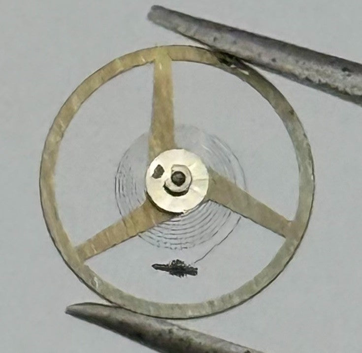 ETA 2487 Balance Wheel Complete And Spring Renata 1269 Watch Movement Parts NOS